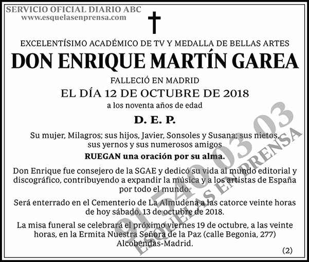 Enrique Martín Garea